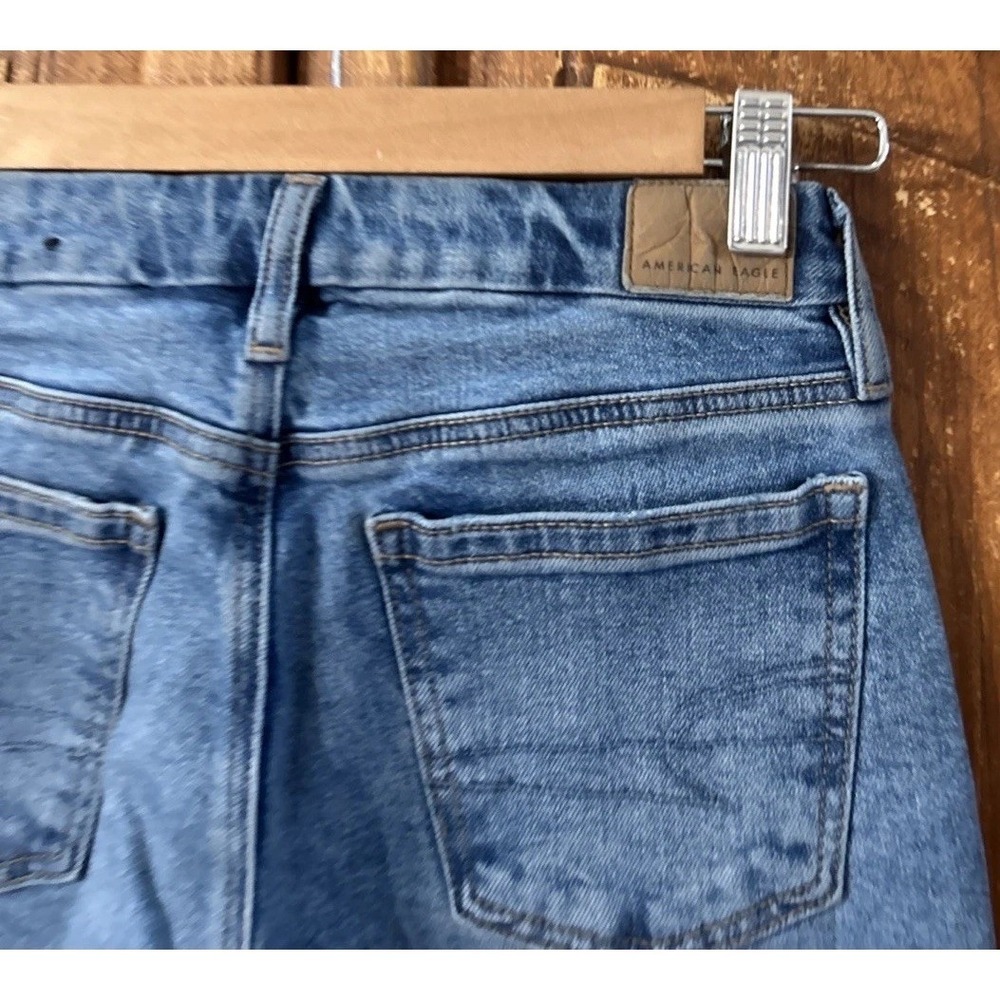 Women's‎ American Eagle Strigid Curvy Stovepipe Jeans No Pilling Sz 000 - Picture 7 of 10